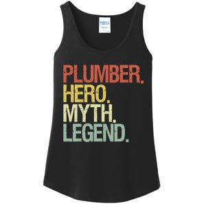 Funny Plumber Ladies Essential Tank