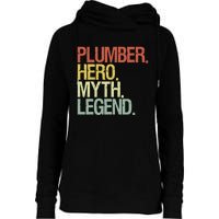 Funny Plumber Womens Funnel Neck Pullover Hood