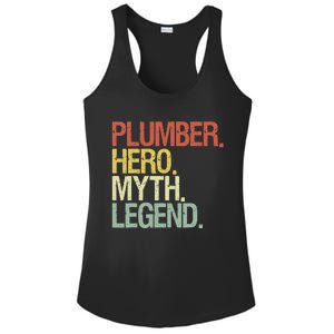 Funny Plumber Ladies PosiCharge Competitor Racerback Tank