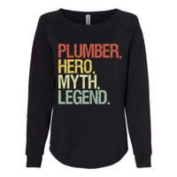 Funny Plumber Womens California Wash Sweatshirt