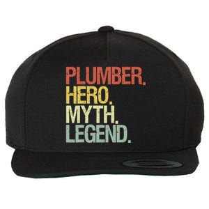 Funny Plumber Wool Snapback Cap