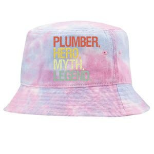 Funny Plumber Tie-Dyed Bucket Hat