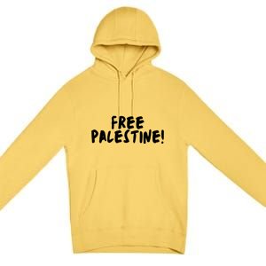 Free Palestine Premium Pullover Hoodie