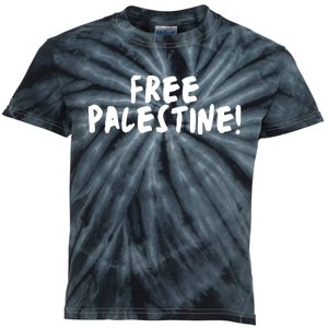 Free Palestine Kids Tie-Dye T-Shirt