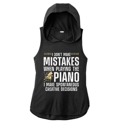 Funny Piano For Men Women Music Lovers Musician Piano Player Ladies PosiCharge Tri-Blend Wicking Draft Hoodie Tank