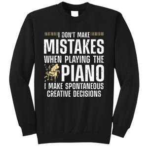 Funny Piano For Men Women Music Lovers Musician Piano Player Sweatshirt