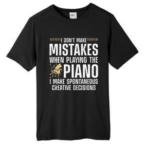 Funny Piano For Men Women Music Lovers Musician Piano Player Tall Fusion ChromaSoft Performance T-Shirt