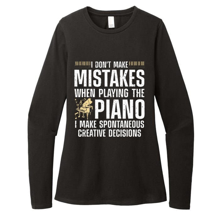 Funny Piano For Men Women Music Lovers Musician Piano Player Womens CVC Long Sleeve Shirt