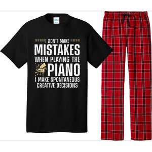 Funny Piano For Men Women Music Lovers Musician Piano Player Pajama Set