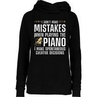 Funny Piano For Men Women Music Lovers Musician Piano Player Womens Funnel Neck Pullover Hood