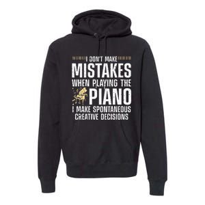 Funny Piano For Men Women Music Lovers Musician Piano Player Premium Hoodie