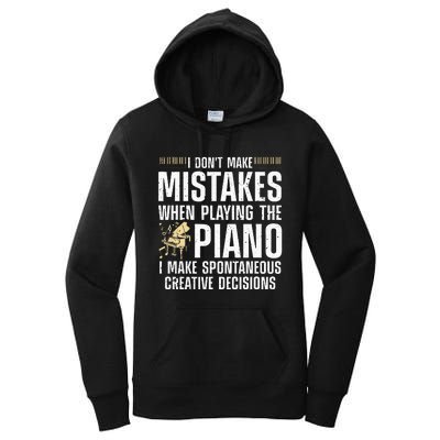 Funny Piano For Men Women Music Lovers Musician Piano Player Women's Pullover Hoodie