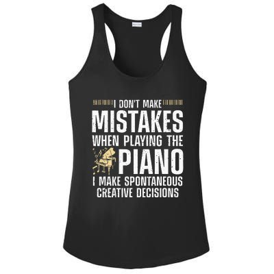 Funny Piano For Men Women Music Lovers Musician Piano Player Ladies PosiCharge Competitor Racerback Tank