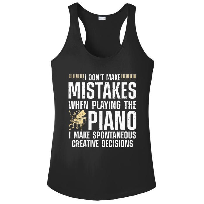 Funny Piano For Men Women Music Lovers Musician Piano Player Ladies PosiCharge Competitor Racerback Tank