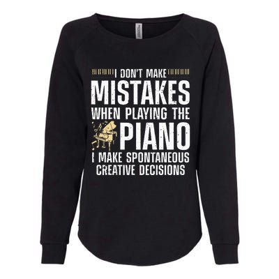 Funny Piano For Men Women Music Lovers Musician Piano Player Womens California Wash Sweatshirt