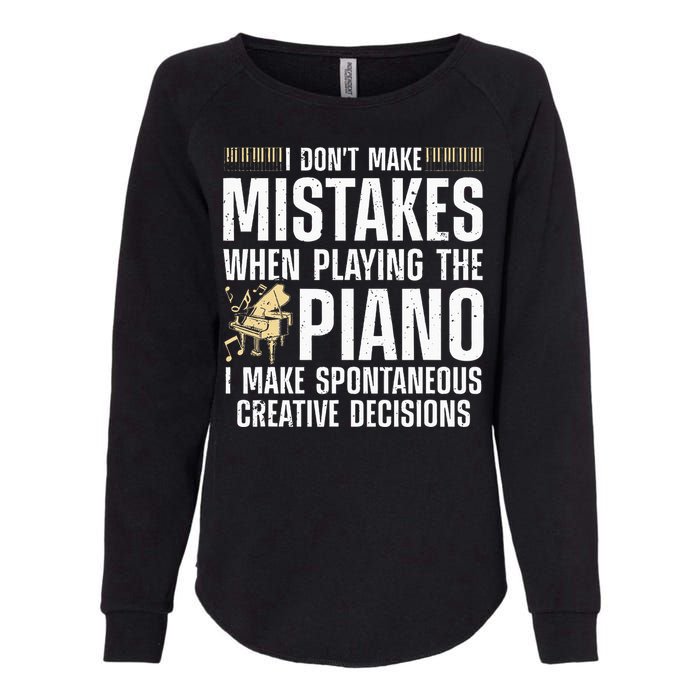 Funny Piano For Men Women Music Lovers Musician Piano Player Womens California Wash Sweatshirt