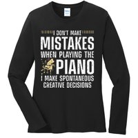 Funny Piano For Men Women Music Lovers Musician Piano Player Ladies Long Sleeve Shirt