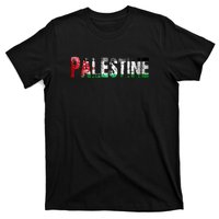 Flag Palestine Free Palestine Free Palestine Flag I Love Palestine Gaza Palestin T-Shirt