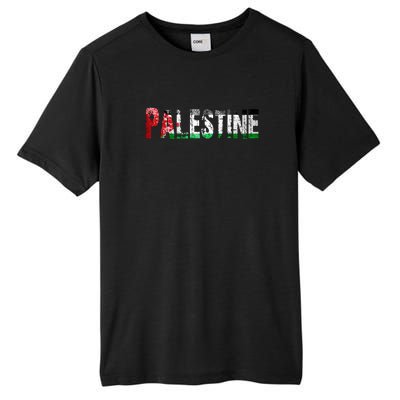 Flag Palestine Free Palestine Free Palestine Flag I Love Palestine Gaza Palestin Tall Fusion ChromaSoft Performance T-Shirt