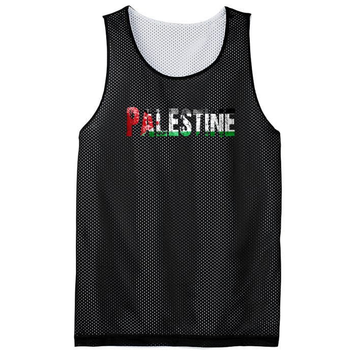 Flag Palestine Free Palestine Free Palestine Flag I Love Palestine Gaza Palestin Mesh Reversible Basketball Jersey Tank