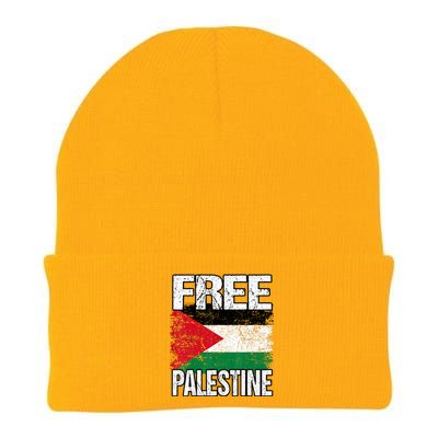 Free Palestine Knit Cap Winter Beanie