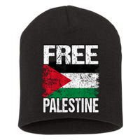 Free Palestine Short Acrylic Beanie