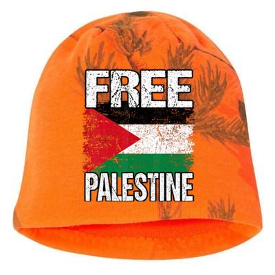 Free Palestine Kati - Camo Knit Beanie