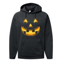 Funny Pumpkin Face Halloween Jack O Lantern Costume Performance Fleece Hoodie