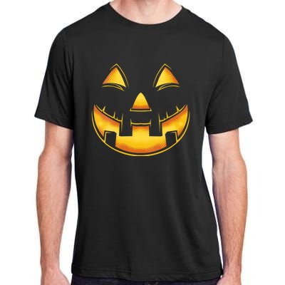 Funny Pumpkin Face Halloween Jack O Lantern Costume Adult ChromaSoft Performance T-Shirt