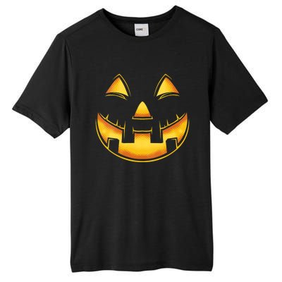 Funny Pumpkin Face Halloween Jack O Lantern Costume Tall Fusion ChromaSoft Performance T-Shirt