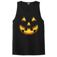 Funny Pumpkin Face Halloween Jack O Lantern Costume PosiCharge Competitor Tank