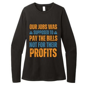 Fair Pay Fair Wages Fight For Income Inequality Gift Womens CVC Long Sleeve Shirt