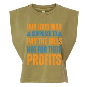 Fair Pay Fair Wages Fight For Income Inequality Gift Garment-Dyed Women's Muscle Tee