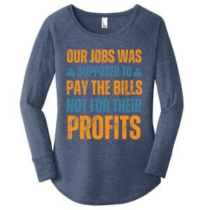 Fair Pay Fair Wages Fight For Income Inequality Gift Women's Perfect Tri Tunic Long Sleeve Shirt