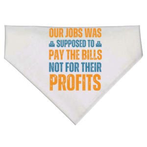 Fair Pay Fair Wages Fight For Income Inequality Gift USA-Made Doggie Bandana