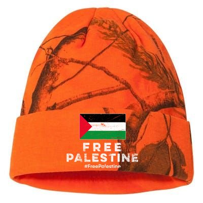 Free Palestine Flag Gift Stand For Palestine Gift Free Gaza Arabic Gift Kati Licensed 12" Camo Beanie