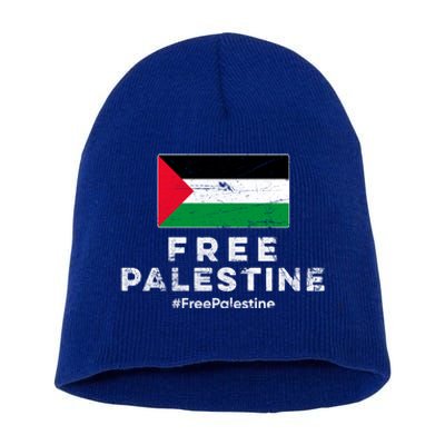 Free Palestine Flag Gift Stand For Palestine Gift Free Gaza Arabic Gift Short Acrylic Beanie