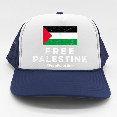 Free Palestine Flag Gift Stand For Palestine Gift Free Gaza Arabic Gift Trucker Hat