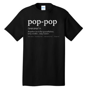 Funny Poppop For Cool Grandpa For Fathers Day Tall T-Shirt