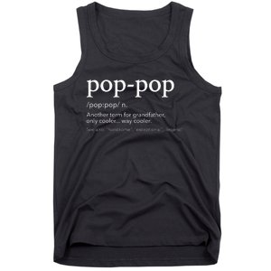 Funny Poppop For Cool Grandpa For Fathers Day Tank Top