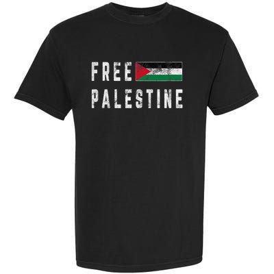 Free Palestine Flag Stand For Peace In The Middle East Garment-Dyed Heavyweight T-Shirt