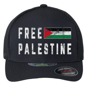 Free Palestine Flag Stand For Peace In The Middle East Flexfit Unipanel Trucker Cap