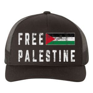 Free Palestine Flag Stand For Peace In The Middle East Yupoong Adult 5-Panel Trucker Hat