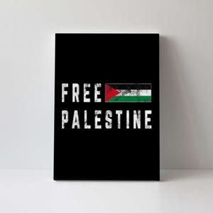 Free Palestine Flag Stand For Peace In The Middle East Canvas