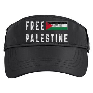 Free Palestine Flag Stand For Peace In The Middle East Adult Drive Performance Visor