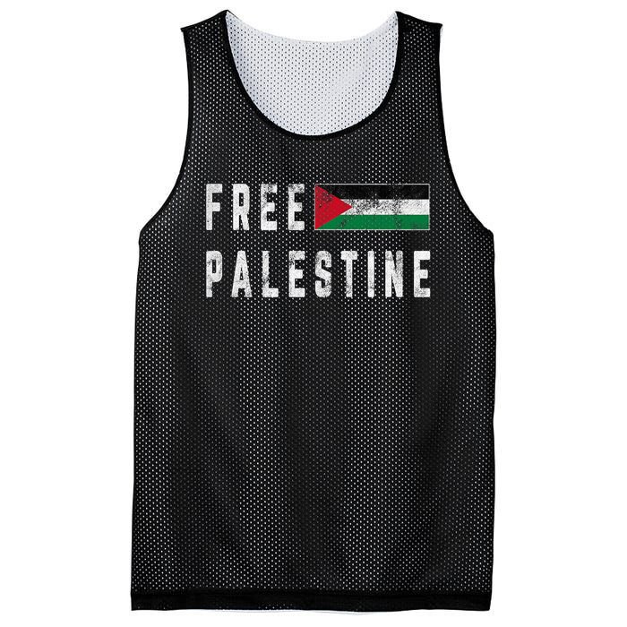 Free Palestine Flag Stand For Peace In The Middle East Mesh Reversible Basketball Jersey Tank