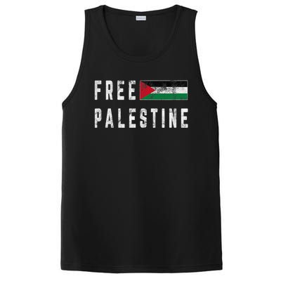 Free Palestine Flag Stand For Peace In The Middle East PosiCharge Competitor Tank