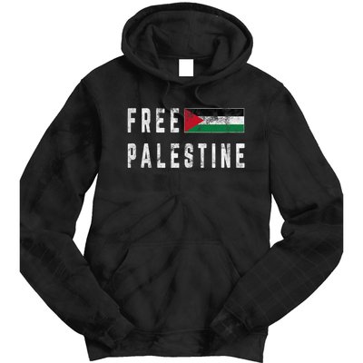 Free Palestine Flag Stand For Peace In The Middle East Tie Dye Hoodie