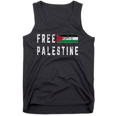 Free Palestine Flag Stand For Peace In The Middle East Tank Top