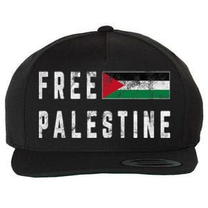 Free Palestine Flag Stand For Peace In The Middle East Wool Snapback Cap